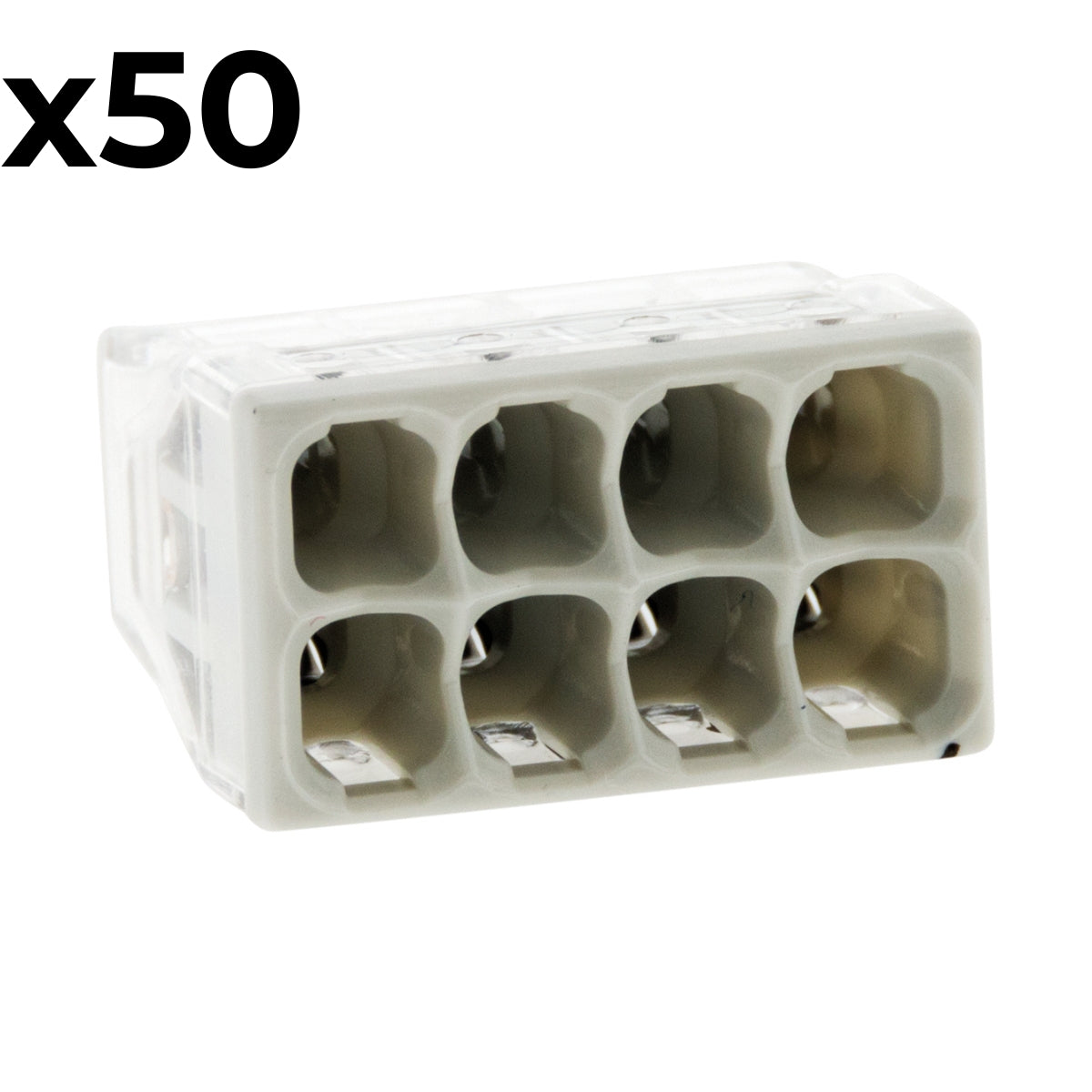 Boite de 50/100 bornes 2/8 entrées 2273 - Wago