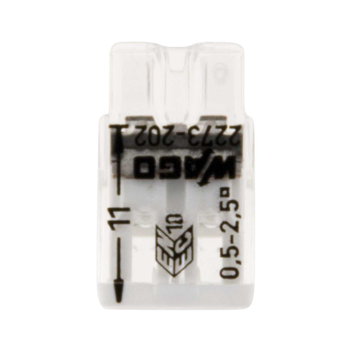 Boite de 50/100 bornes 2/8 entrées 2273 - Wago