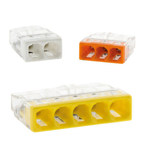 Lot de 50/100 bornes 2/3/5 entrées Wago