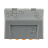 Sachet de 5/10 bornes 2/3/5 entrées 222 Wago