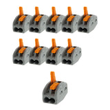 Sachet de 5/10 bornes 2/3/5 entrées 222 Wago