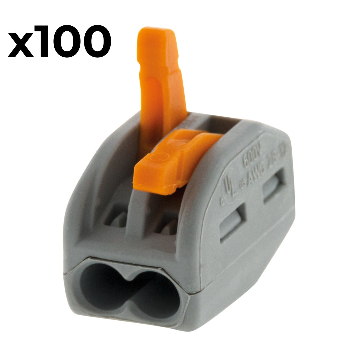 Boite de 5/10 bornes 2/3/5 entrées 222 Wago