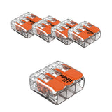 Sachet de 5/10 bornes 2/3/5 entrées 221 Wago