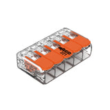 Sachet de 5/10 bornes 2/3/5 entrées 221 Wago