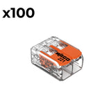 Boite de 5/10 bornes 2/3/5 entrées 221 Wago