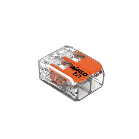 Sachet de 2/3/5 bornes 2 entrées S221 - Wago