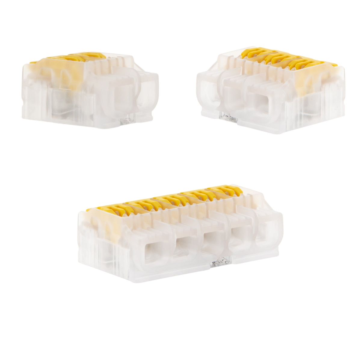 Lot 45/90 bornes 2/3/5 entrées BLM 457 - Wago