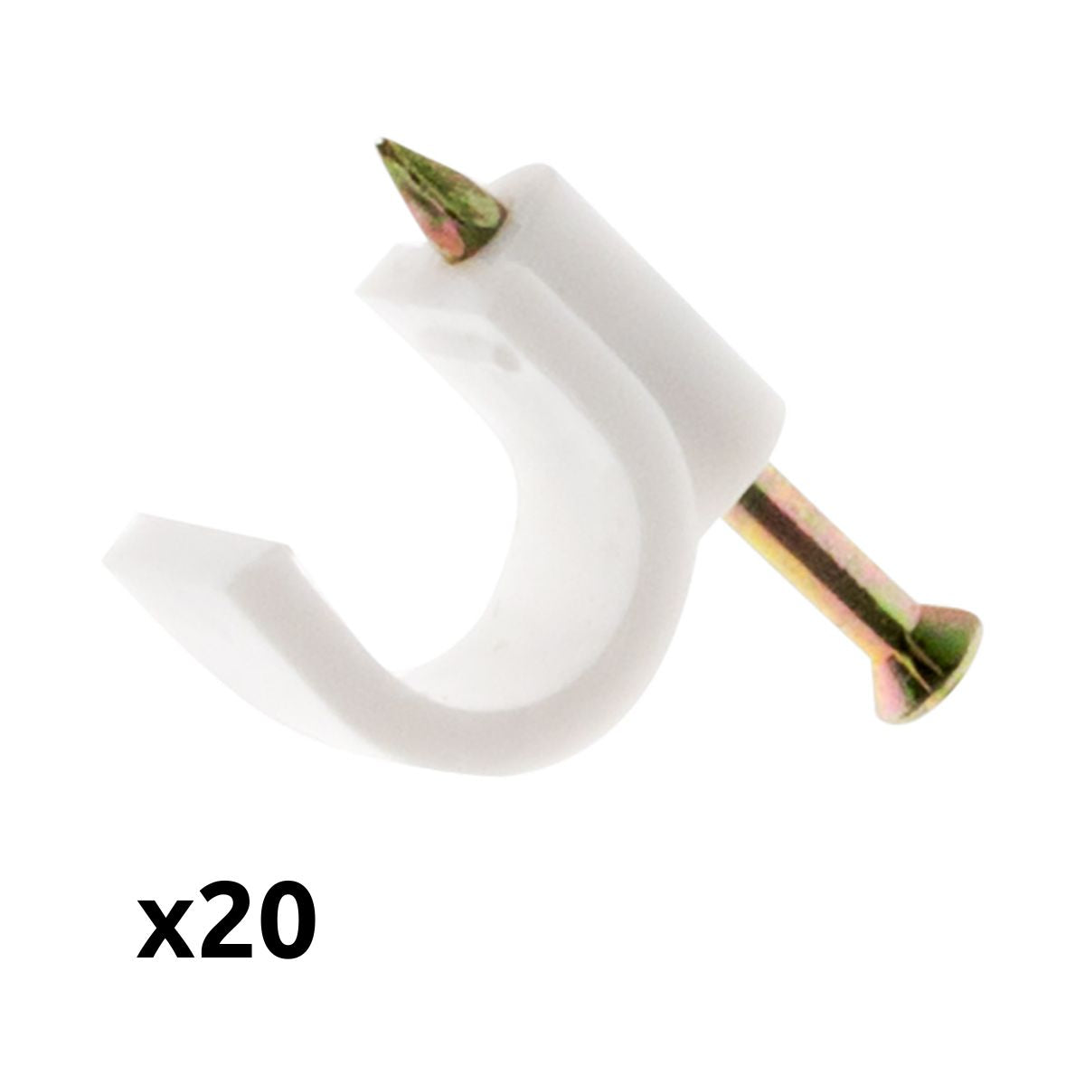 20 attaches plastiques Ø7 - Zenitech