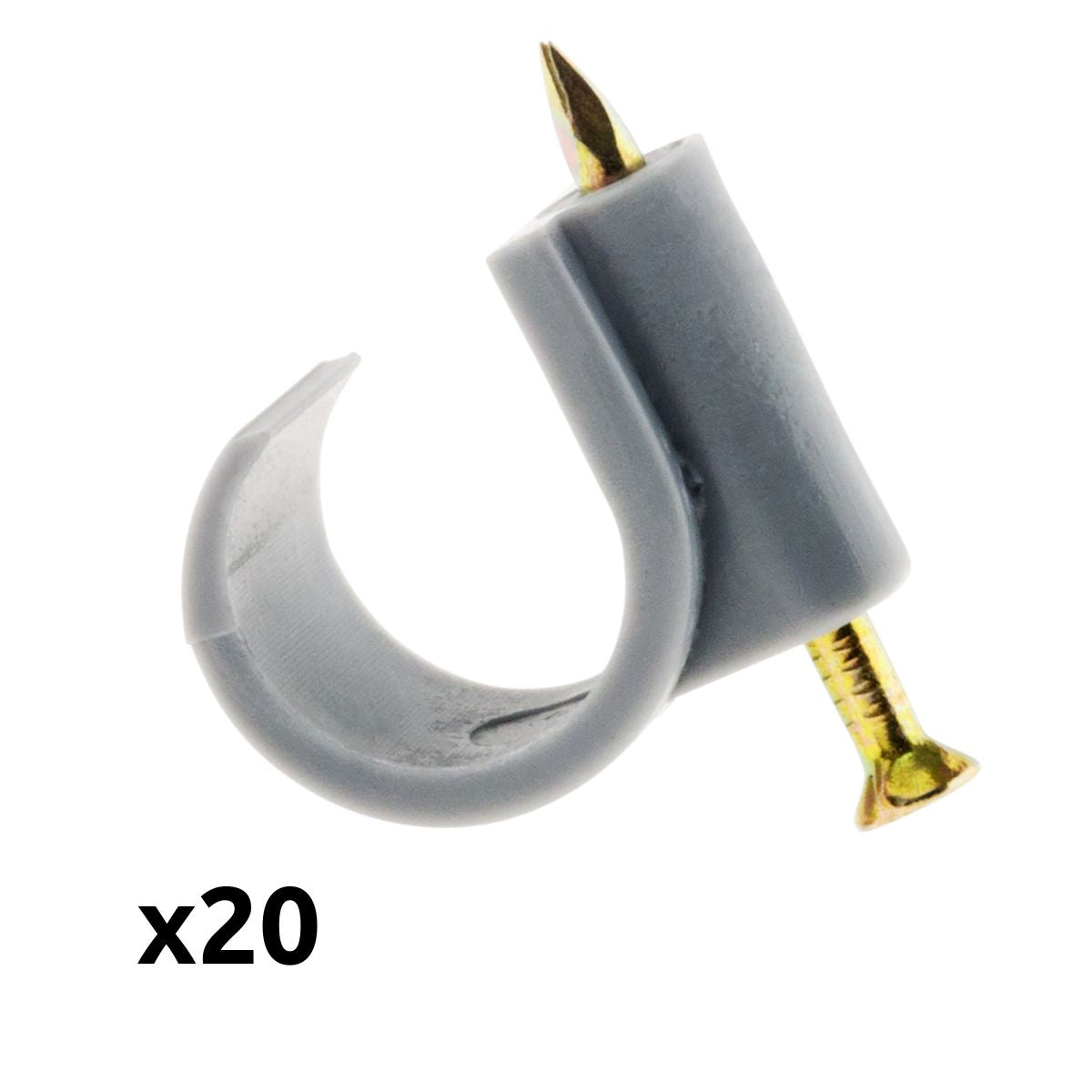 20 attaches plastiques Ø7 - Zenitech