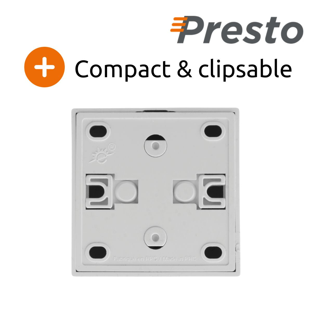 Interrupteur va et vient saillie blanc - Presto - Zenitech