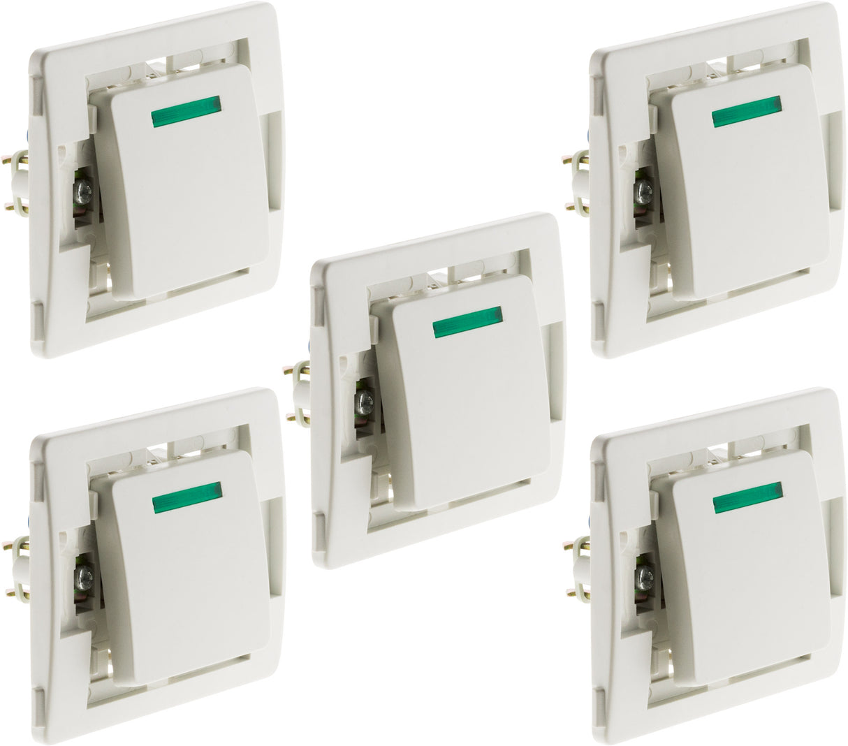 Bouton poussoir + voyant blanc - Zenitech