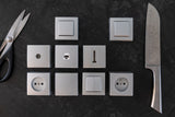 Prise 2P 10A saillie chrome - Zenitech