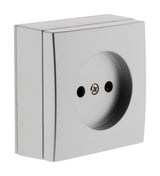 Prise 2P 10A saillie chrome - Zenitech