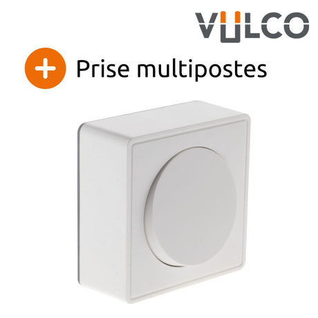 Bouton poussoir 10A en saillie - gamme Vulco - Zenitech