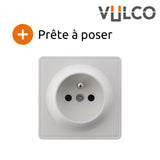Prise simple saillie 2P+T 16A - Vulco - Zenitech