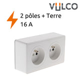 Prise 16A en saillie gamme Vulco - Zenitech