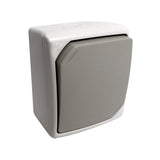 Bouton poussoir 10A gris IP54 - Zenitech