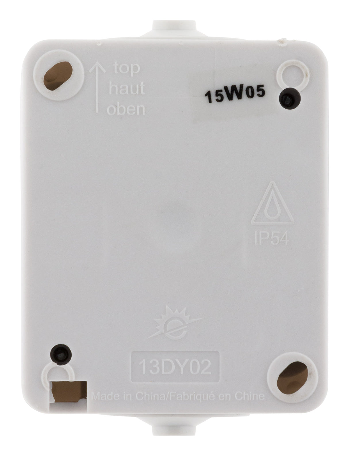 Interrupteur Va et Vient - IP54 - noir - Zenitech