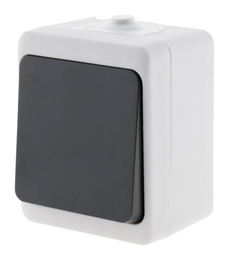 Interrupteur Va et Vient - IP54 - noir - Zenitech