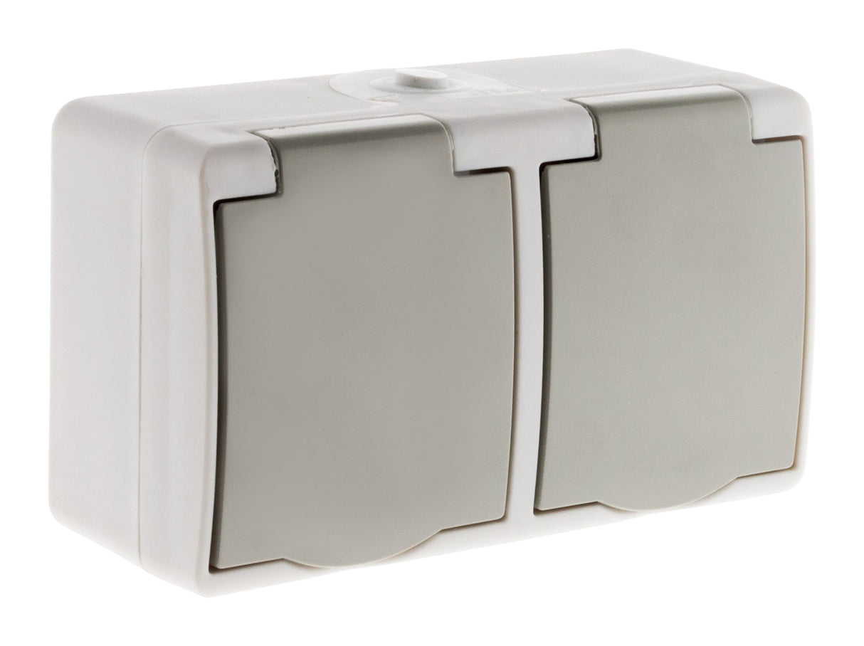 Double prise 2P+T étanche IP54 - Zenitech