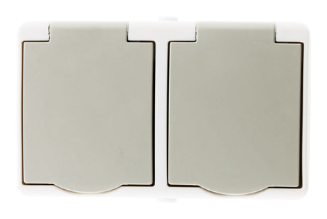 Double prise 2P+T étanche IP54 - Zenitech