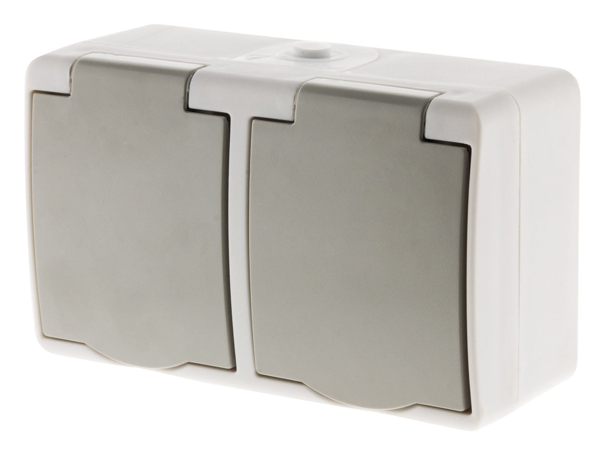 Double prise 2P+T étanche IP54 - Zenitech