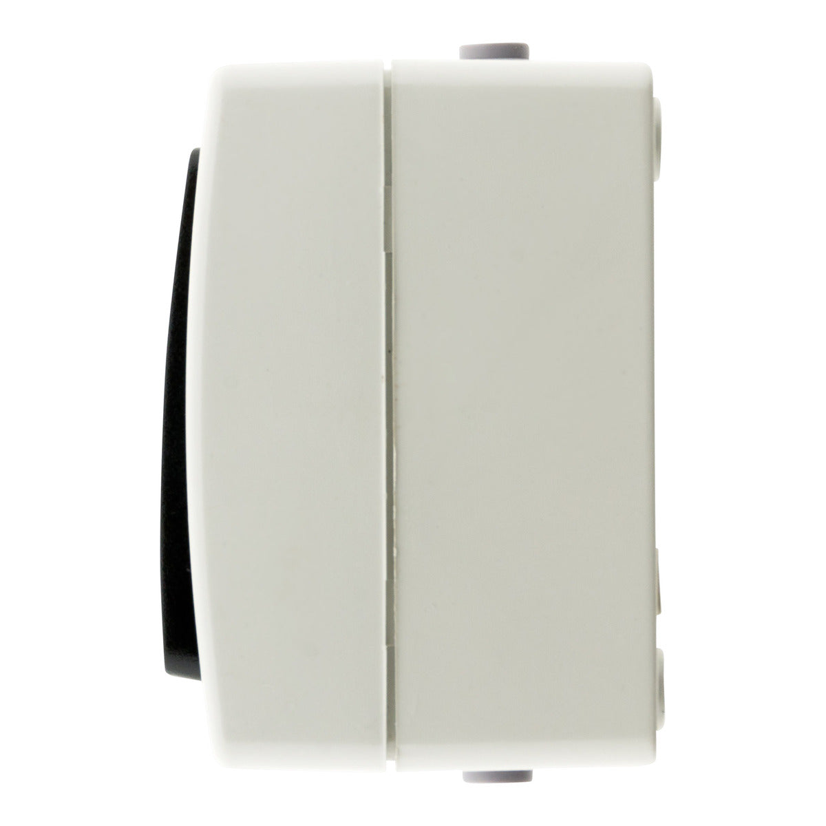 Bouton poussoir Aquae étanche en saillie IP54 - Blanc et Noir - Zenitech