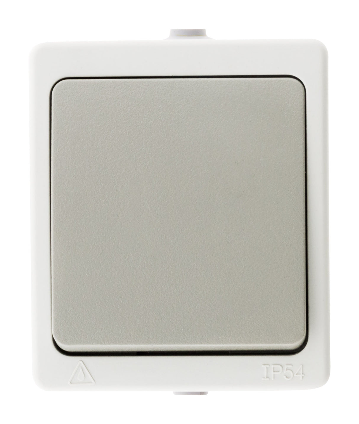 Bouton poussoir Gris Clair IP54 - Akya