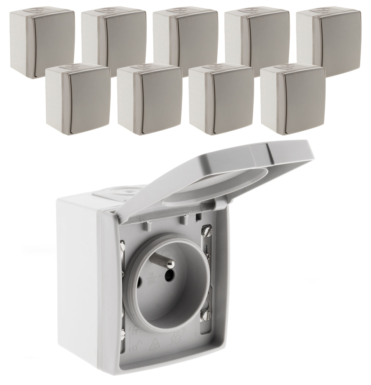 Prise 16A 2P+T IP55 Orok - Zenitech