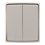 Double interrupteur va et vient IP55 - Orok - Zenitech