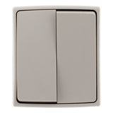 Double interrupteur va et vient IP55 - Orok - Zenitech