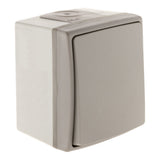 Bouton poussoir IP55 Gris Orok - Zenitech
