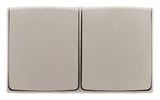 Double prise 16A 2P+T étanche IP55 - Gris - Orok - Zenitech