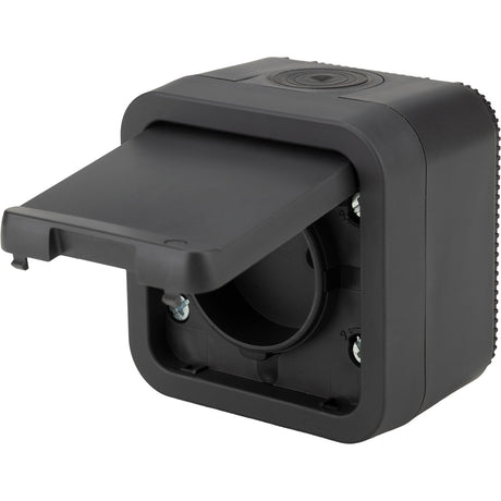 Prise 2P+T 16A simple ou double IP55 - bornes auto saillie - gamme Granite - Protec