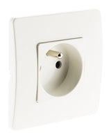 Prise 2P+T 16A blanc - Zenitech