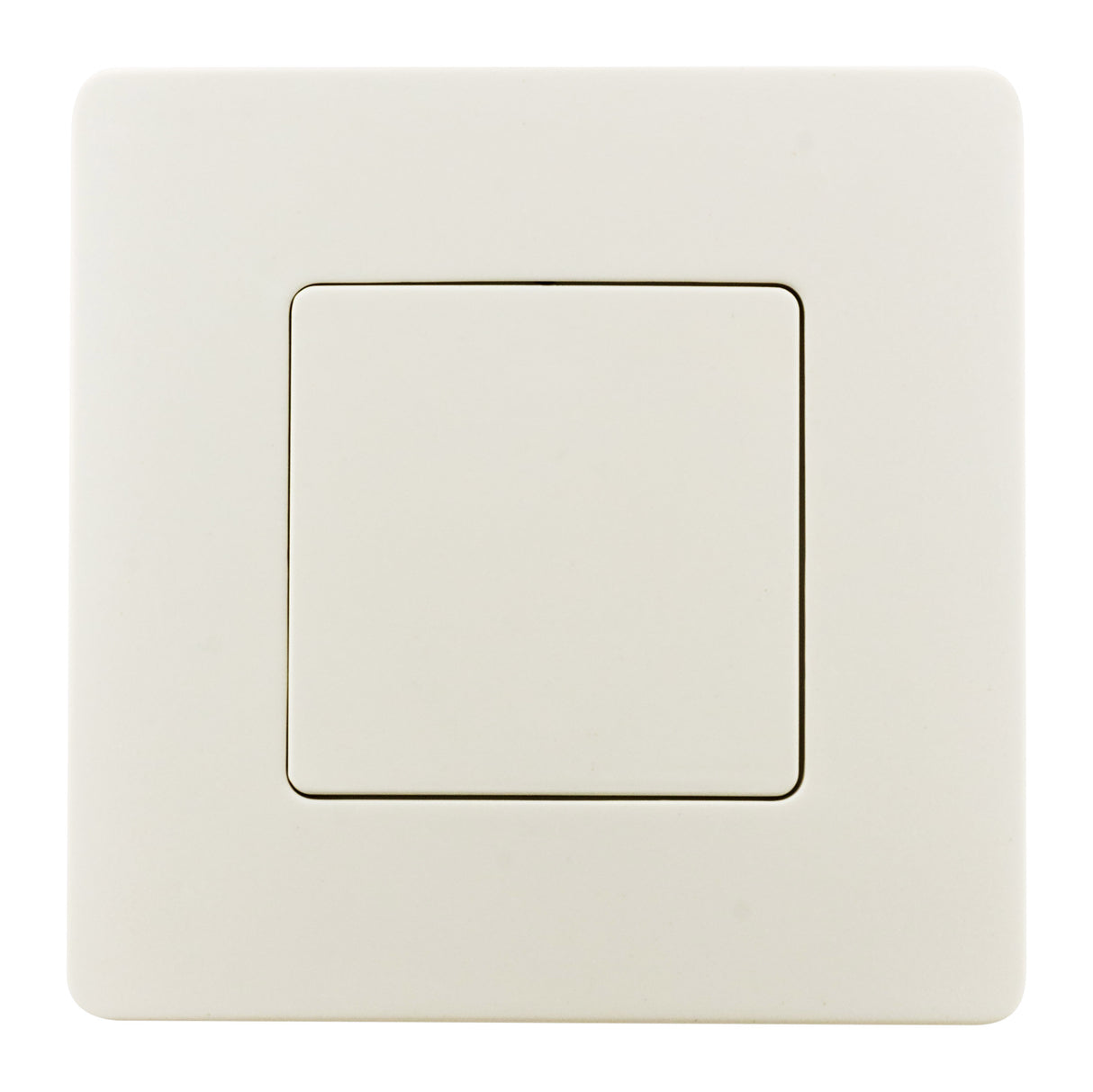 Plaque cache boîte 80x80mm - Blanc - Venus - Zenitech