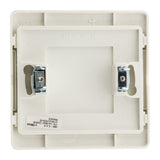 Plaque cache boîte 80x80mm - Blanc - Venus - Zenitech