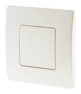 Plaque cache boîte 80x80mm - Blanc - Venus - Zenitech