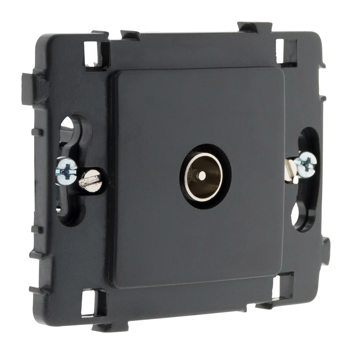 Prise TV Ø9,52 nue - noir - Zenitech