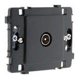 Prise TV Ø9,52 nue - noir - Zenitech