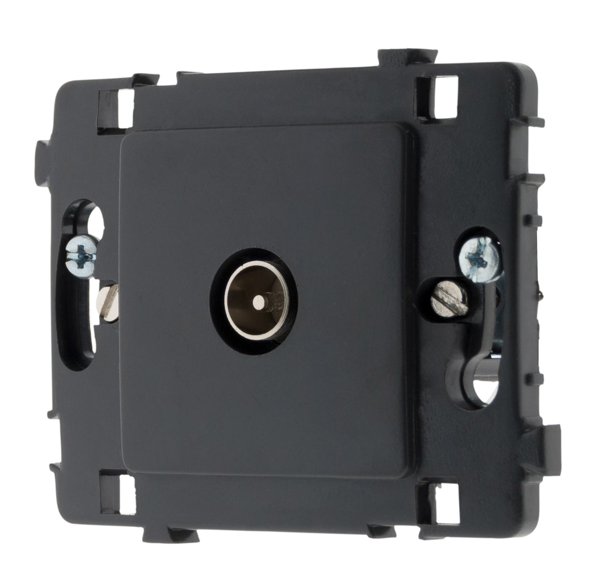 Prise TV Ø9,52 nue - noir - Zenitech