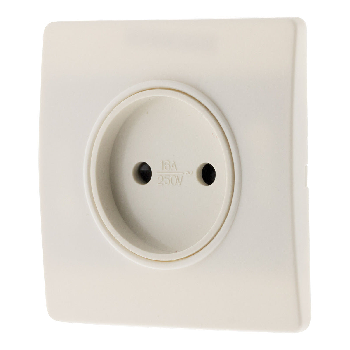 Prise 2 pôles encastrable Diwone - Zenitech