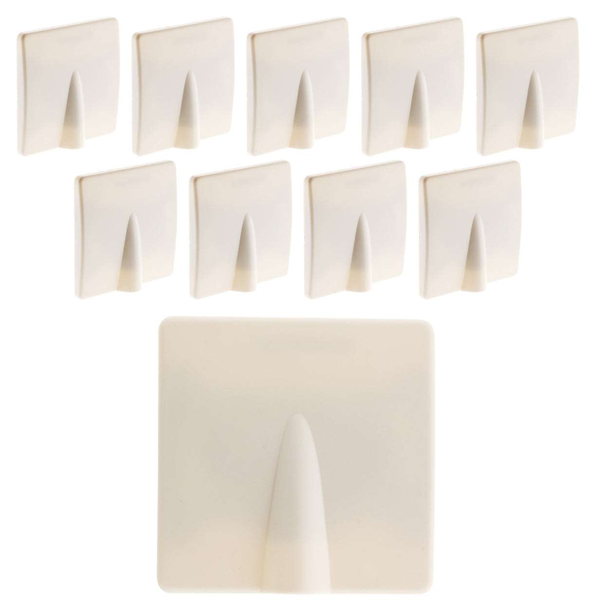 Lot de 10 plaques sortie de câble 16A vis + griffes Blanc - Diwone