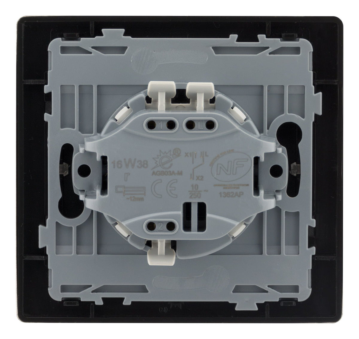 Interrupteur va et vient Inox brossé Art'Flat - Zenitech