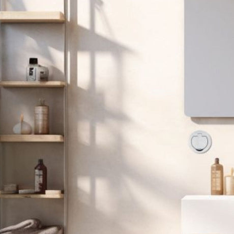 Prise de sol étanche ronde Initiale 16A - 2P+T IP55 - Métal Brossé - Protec