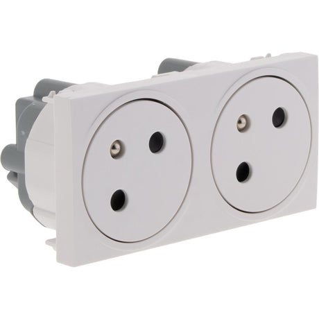 Prise affleurante 16A - Blanc - FORTYfive - Protec