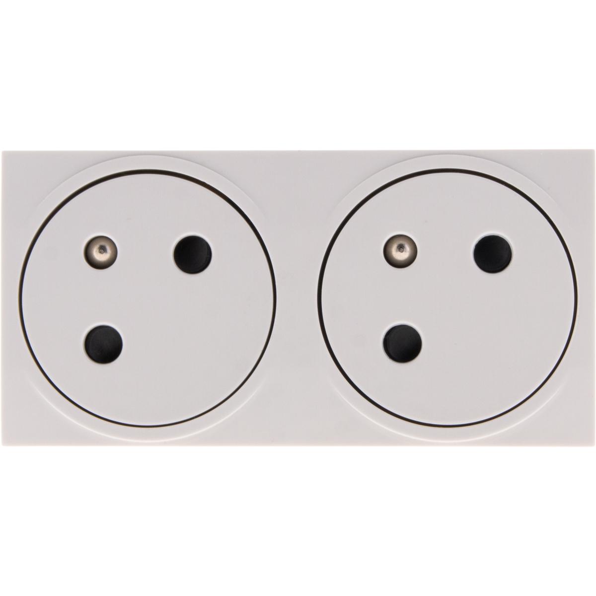 Prise affleurante 16A - Blanc - FORTYfive - Protec