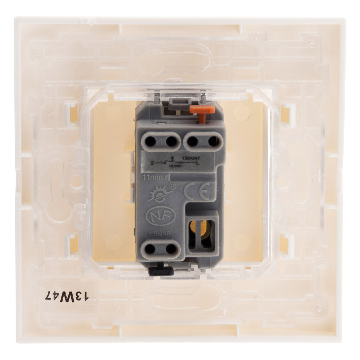 Bouton poussoir 10A bornes auto - Zenitech