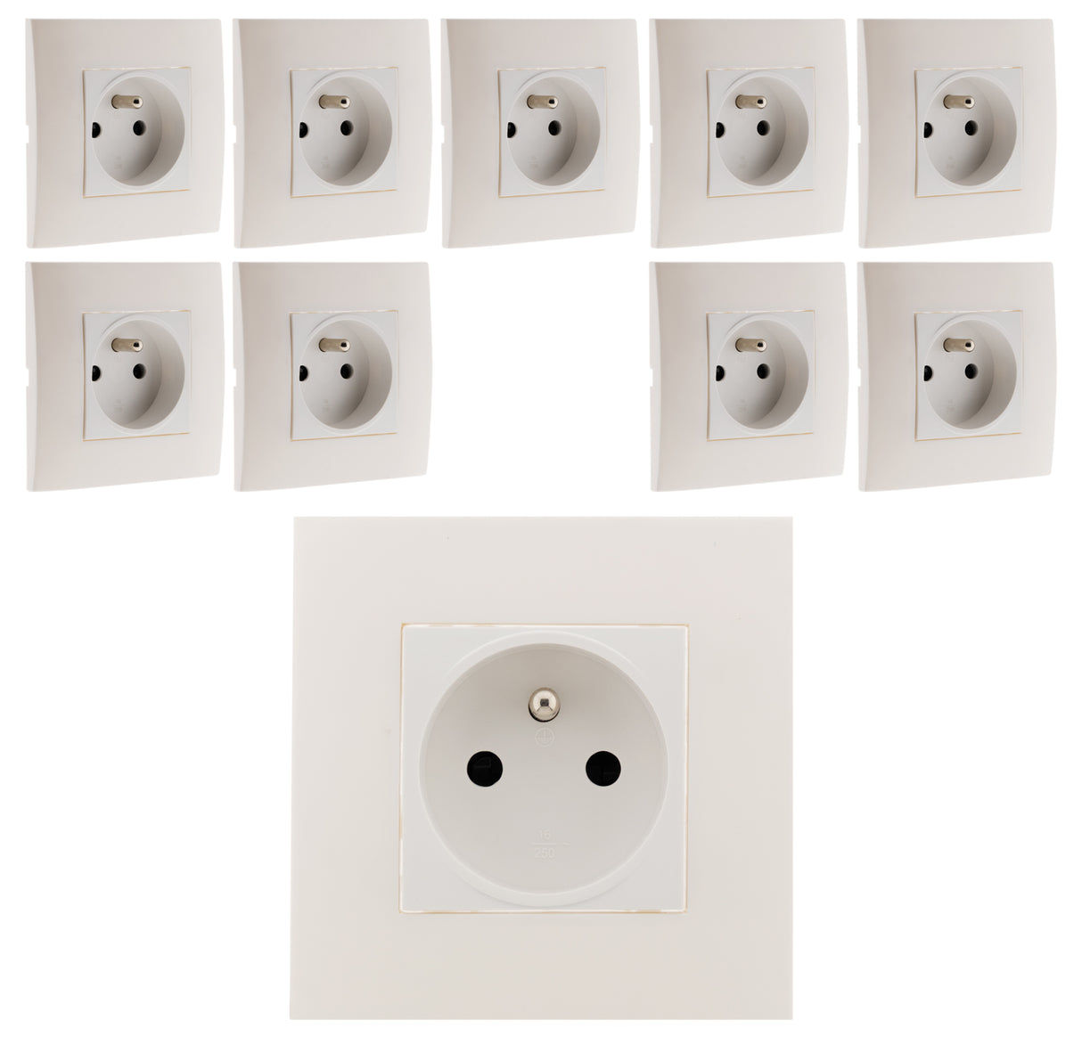 Prise Simplea 2P+T encastrable - Zenitech