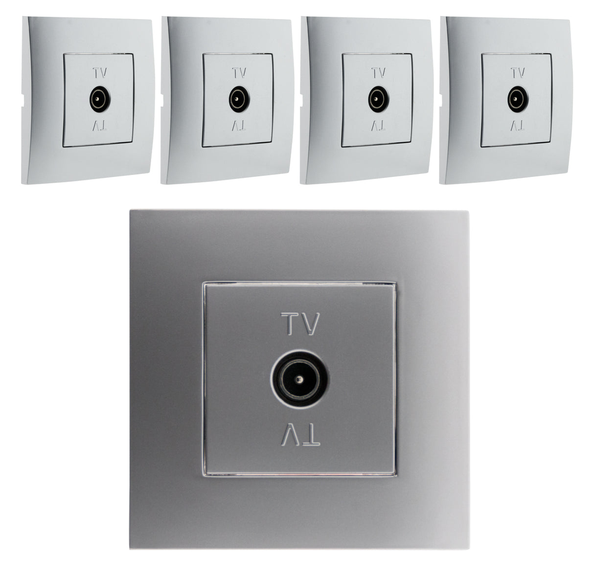Prise TV Simplea montée module large - Zenitech